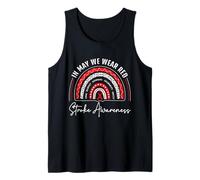 Amor Respeto Coraje Solidaridad En Mayo Cerebrovascular Concientización Camiseta sin Mangas
