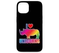 Amor Rinoceronte Unicornio Carcasa para iPhone 13