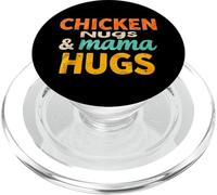 Amor sarcástico Mi Madre Citas Pollo Nugs Y Mamá Abrazos PopSockets PopGrip para MagSafe
