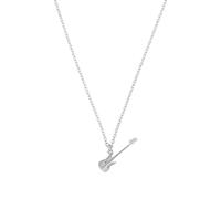 Amor Scorpions by Cadena con colgante de plata de ley 925, unisex, 45 + 5 cm, plata, guitarra, viene en caja de regalo, 2040531