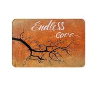 Amor Sin Fin Alfombrilla De Baño Cómoda Alfombra Baño Lavable Felpudo De Entrada para Cocina Hogar Inodoro 40X60Cm