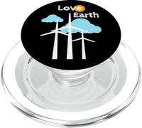 Amor Tierra Cambio climático Energía renovable Energía eólica PopSockets PopGrip para MagSafe