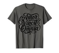 Amor Vincit Omnia El Amor Conquista Todo el día de San Valentín Camiseta