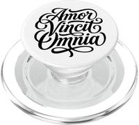 Amor Vincit Omnia El Amor Conquista Todo el día de San Valentín PopSockets PopGrip para MagSafe