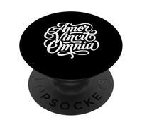 Amor Vincit Omnia Frase Latina El Amor Conquista Todo PopSockets PopGrip Adhesivo