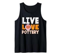 Amor Vivo Amor Pottery Craft Entusiastas Camiseta sin Mangas