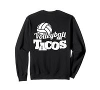 Amor Voleibol Tacos Spike y Salsa Beach Volleyball Vibes Sudadera