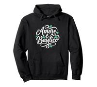 Amor y albahaca Amore e Basilico Comida Italiana Dicho Sudadera con Capucha