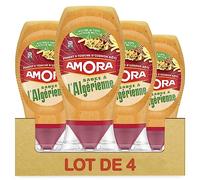 Amora Sauce Argelina - Pimiento y toque de cebolla asada - Lote de 4 botellas de 250 g