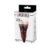 Amorable Rimba Medias con Simulación Corsé Color Negro Talla Única - 77 gr