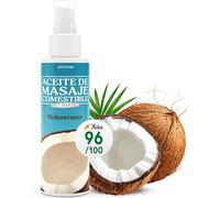 AMORAE Aceite de Masaje Erótico Sexual Comestible Coco 100ml - Fabricado en Francia - Aceite Masaje Sensual Parejas Adultos con Argán - Sabor Coco Gourmet - Lubricante Íntimo Relajante Deslizamiento Ó