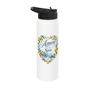 Amore by the Sea Estética italiana de verano Stainless Steel Insulated Water Bottle