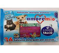 AMOREMIO TOALLITAS TALCO 40 uds