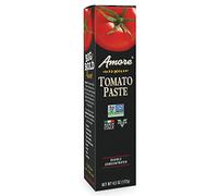 Amore Pasta de tomate vegana en un tubo, certificada sin OMG y fabricada en Italia (paquete de 1)