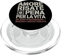 Amore Risate E Pena Per La Vita 5 Anni Di Matrimonio Per Lui PopSockets PopGrip para MagSafe
