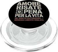 Amore Risate E Pena Per La Vita 6 Anni Di Matrimonio PopSockets PopGrip para MagSafe