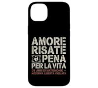 Amore Risate E Pena Per La Vita Regalo 3 Anni Di Matrimonio Carcasa para iPhone 14 Plus