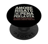 Amore Risate E Pena Per La Vita Regalo 35 Anni Di Matrimonio PopSockets PopGrip Adhesivo