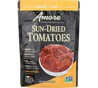 Amore Tomates secos para comer Tomates secos con infusión de hierbas, 4 oz bolsa resellable