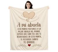 Amorea A mi Abuela Espero Que Cada Vez Que te acurruques en Esta Manta te recuerde cuánto te Quiero Ideas para Regalos Manta para la Abuela Cumpleaños Día de la Madre
