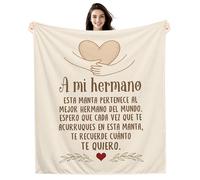 Amorea A mi Hermano Espero Que Cada Vez Que te Acurruques en Esta Manta te Recuerde cuánto te Quiero Manta para el Mejor Hermano Regalo de cumpleaños Recordatorio