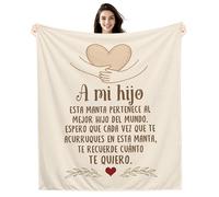 Amorea A mi Hijo Espero Que Cada Vez Que te Acurruques en Esta Manta te Recuerde cuánto te Quiero Manta para el Mejor Hijo de Mamá Papá Cumpleaños Graduación
