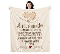 Amorea A mi Marido Espero Que Cada Vez Que te Acurruques en Esta Manta te Recuerde cuánto te Quiero Ideas para Regalos Manta para Marido Cumpleaños San Valentín