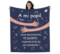 Amorea A mi Papá Este es un Abrazo Solo para ti Manta de Abrazos para Papá de Parte de Hija Hijo Cumpleaños Día del Padre Regalo de Despedida (papá-a)