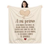 Amorea A mi Primo Espero Que Cada Vez Que te Acurruques en Esta Manta te Recuerde cuánto te Quiero Manta para Primo Cumpleaños Recordatorio