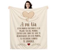 Amorea A mi Tiá Espero Que Cada Vez Que te Acurruques en Esta Manta te Recuerde cuánto te Quiero Manta para la Tía de Parte de la Sobrina el Sobrino Cumpleaños Día de la Madre (tía-a)