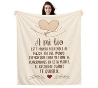 Amorea A mi Tío Espero Que Cada Vez Que te Acurruques en Esta Manta te Recuerde cuánto te Quiero Manta para el Tío de Parte de la Sobrina el Sobrino Cumpleaños Día del Padre (tío-a)