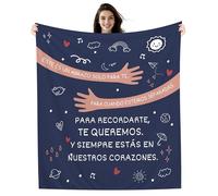 Amorea Este es un Abrazo Solo para ti Manta para Mujer Compañera Amiga Mamá Abuela Hija Hermana Prima Regalo de Cumpleaños Regalo de Despedida Ideas para Mantas (b-Ella)