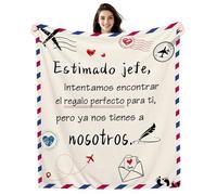 Amorea Estimado Jefe Intentamos Encontrar Manta para Jefe Regalo Divertido Regalo de cumpleaños Regalo de Agradecimiento (Jefe-b)