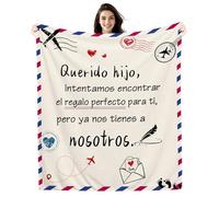 Amorea Hijo Intentamos Encontrar Manta para el Hijo de Parte de Mamá y Papá Regalo de cumpleaños Regalo de graduación (Hijo-b)