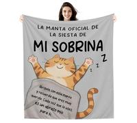 Amorea La Manta Oficial de la Siesta de mi Sobrina Manta para la Sobrina de Parte de la tía el tío Regalo de Cumpleaños Graduación Navidad
