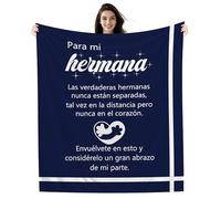 Amorea Las verdaderas Amigas Nunca están separadas Tal Vez en la Distancia Pero Nunca en el Corazón Manta para Hermanas Mujeres y Niñas Regalo para Cumpleaños Graduación y Navidad