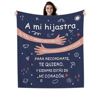 Amorea Manta Para Hijastra Este Es Un Abrazo Solo Para Ti Cumpleaños Graduación Regalo De Abrazos Color Hijastra-a Tamaño Large Franela