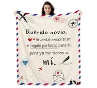 Amorea Mantas para la Familia Amigos Mamá Papá Hija Hermana Mejor Amiga Abuela Abuelo Tía Regalo de cumpleaños Día de la Madre Regalo del Día del Padre (Novio-a)