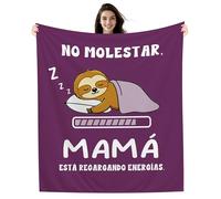 Amorea No Molestar Mamá está recargando energías Manta Divertida de mamá para Hija Hijo Regalo de cumpleaños Día de la Madre Navidad (mamá-b)