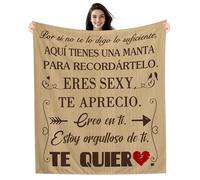 Amorea por si no te lo Digo lo Suficiente aquí Tienes una Manta para Recordártelo Eres Sexy Te aprecio Creo en ti Estoy Orgulloso de Ti Te Quiero Manta para él Novio Marido San Valentín