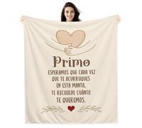 Amorea Primo Esperamos Que Cada Vez Que te acurruques en Esta Manta te recuerde cuánto te Queremos Mantas Regalo para Primo Hombre Niño Recordatorio para el cumpleaños