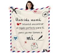 Amorea Querida Mamá Intenté Encontrar Manta para Mamá de Parte de su Hija o Hijo Regalo Divertido Cumpleaños Día de la Madre (mamá-a)