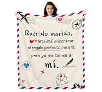 Amorea Querido Marido Intenté Encontrar Manta para Marido Cumpleaños San Valentín