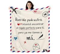 Amorea Querido Padrastro Intenté Encontrar Manta para Padrastro Regalo Divertido Cumpleaños Día del Padre