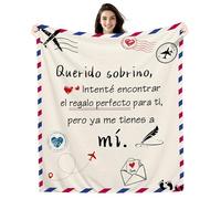 Amorea Querido Sobrino Intenté Encontrar Manta para Sobrino de Tía o Tío Regalo Divertido Regalo de cumpleaños