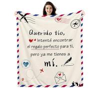 Amorea Querido Tío Intenté Encontrar Manta para el Tío de Parte de la Sobrina y el Sobrino Regalo Divertido Cumpleaños Día del Padre