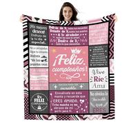 Amorea Regalo de cumpleaños Mantas para Mujeres y Niñas Ideas de Mantas de Feliz Cumpleaños para Hija Hermana Nieta Mamá Abuela Tía Mejor Amiga Regalo de cumpleaños Inspirador (Feliz cumpleaños-Ella)