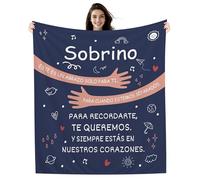 Amorea Sobrino Este es un Abrazo Solo para ti Manta para Sobrino Cumpleaños Regalo de Despedida