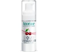 AMOREANE Líquido Vibrador Cereza 30 ML - Gel Natural Para Experiencias Sensoriales Únicas