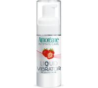 AMOREANE Líquido Vibrador Fresa 30 ml - Fórmula Natural Para Placer Sensorial